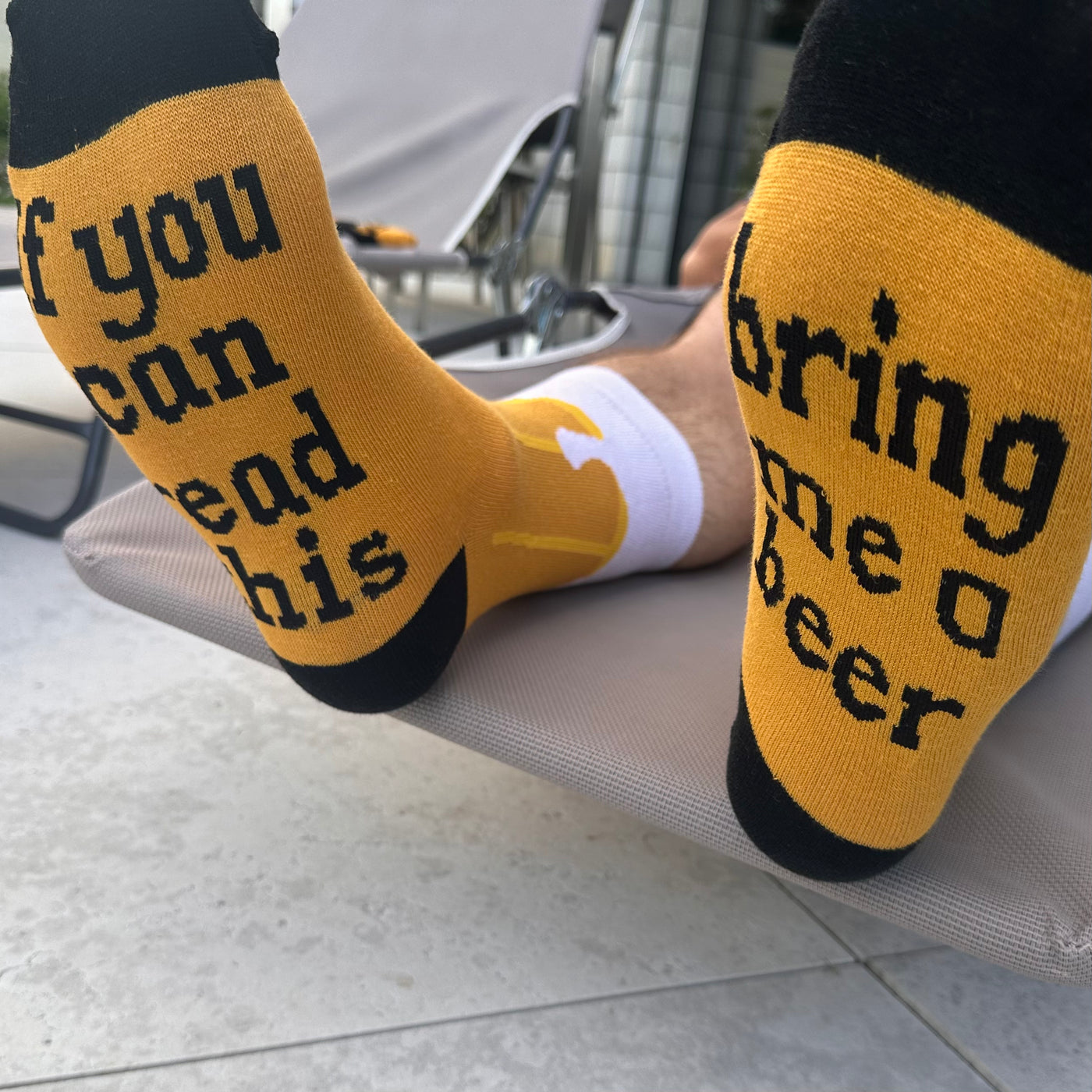 Bier Motiv Socken