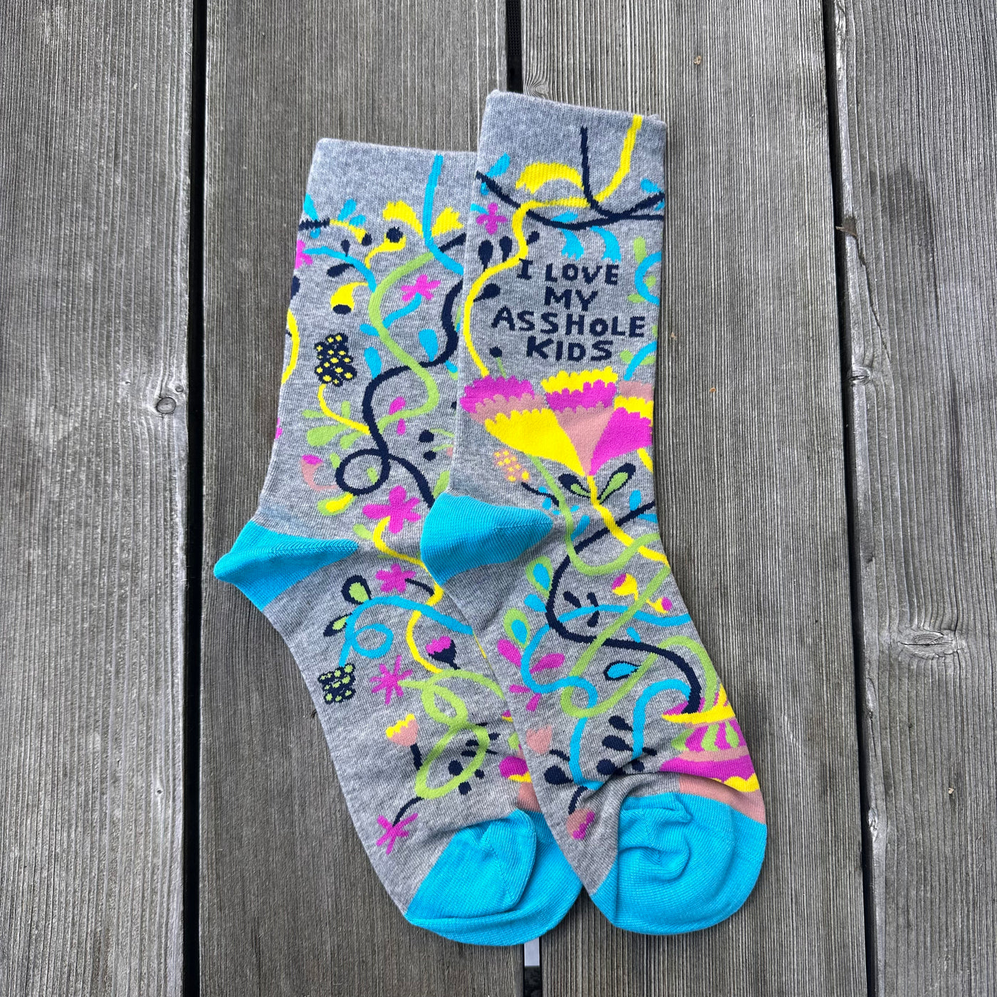 Flower Motiv Socken