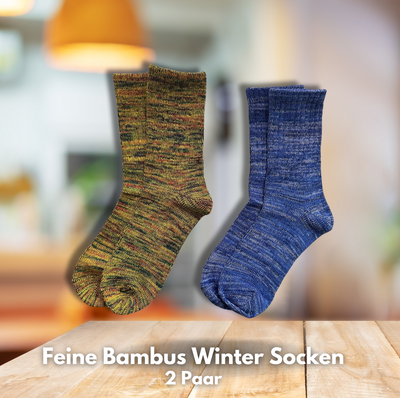 Bambus Winter Socken