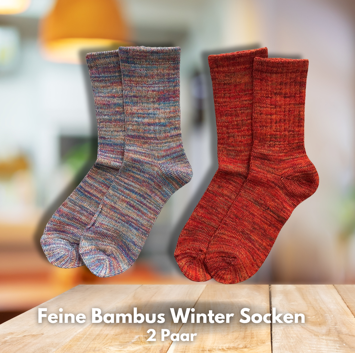 Bambus Winter Socken