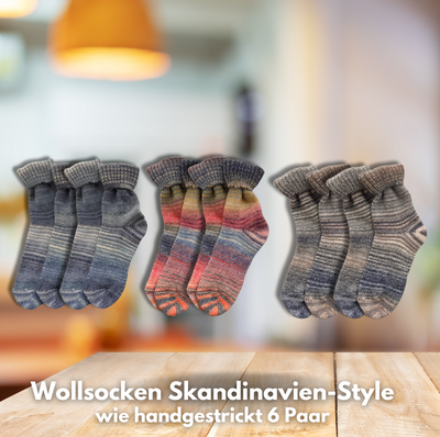 Wollsocken Skandinavien Style