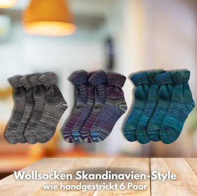 Wollsocken Skandinavien Style