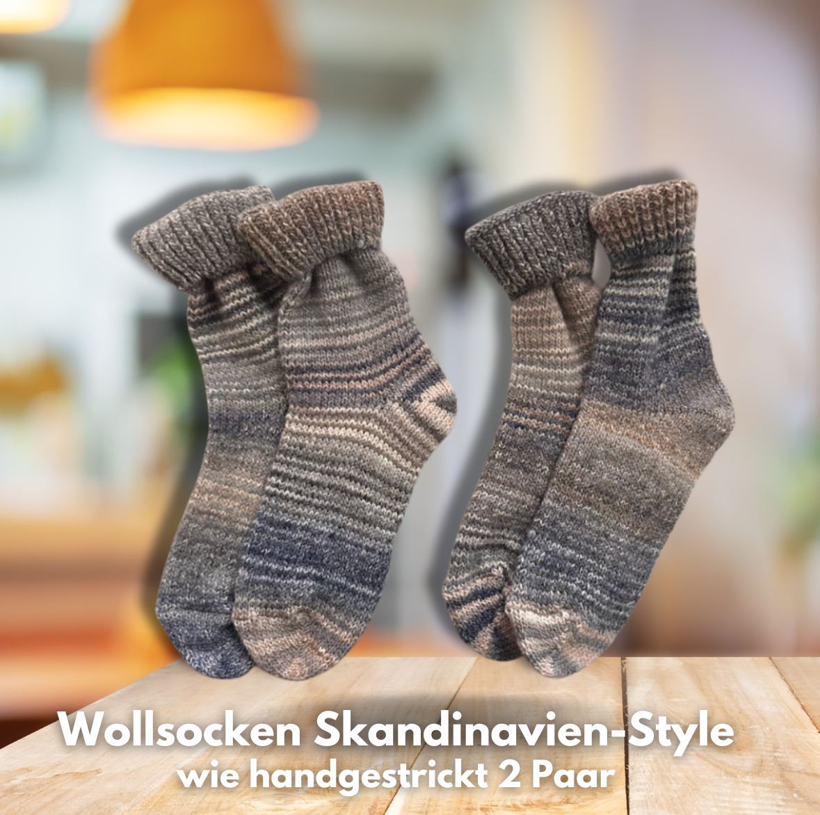 Wollsocken Skandinavien Style