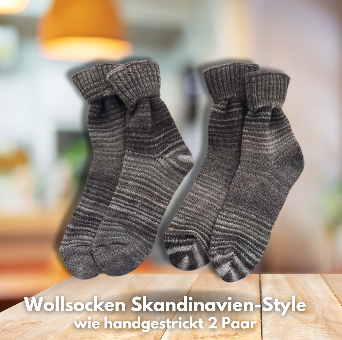 Wollsocken Skandinavien Style