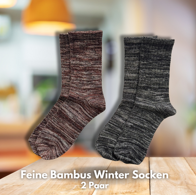 Bambus Winter Socken