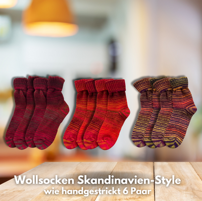 Wollsocken Skandinavien Style