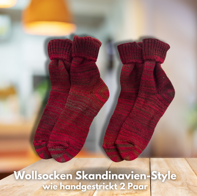 Wollsocken Skandinavien Style