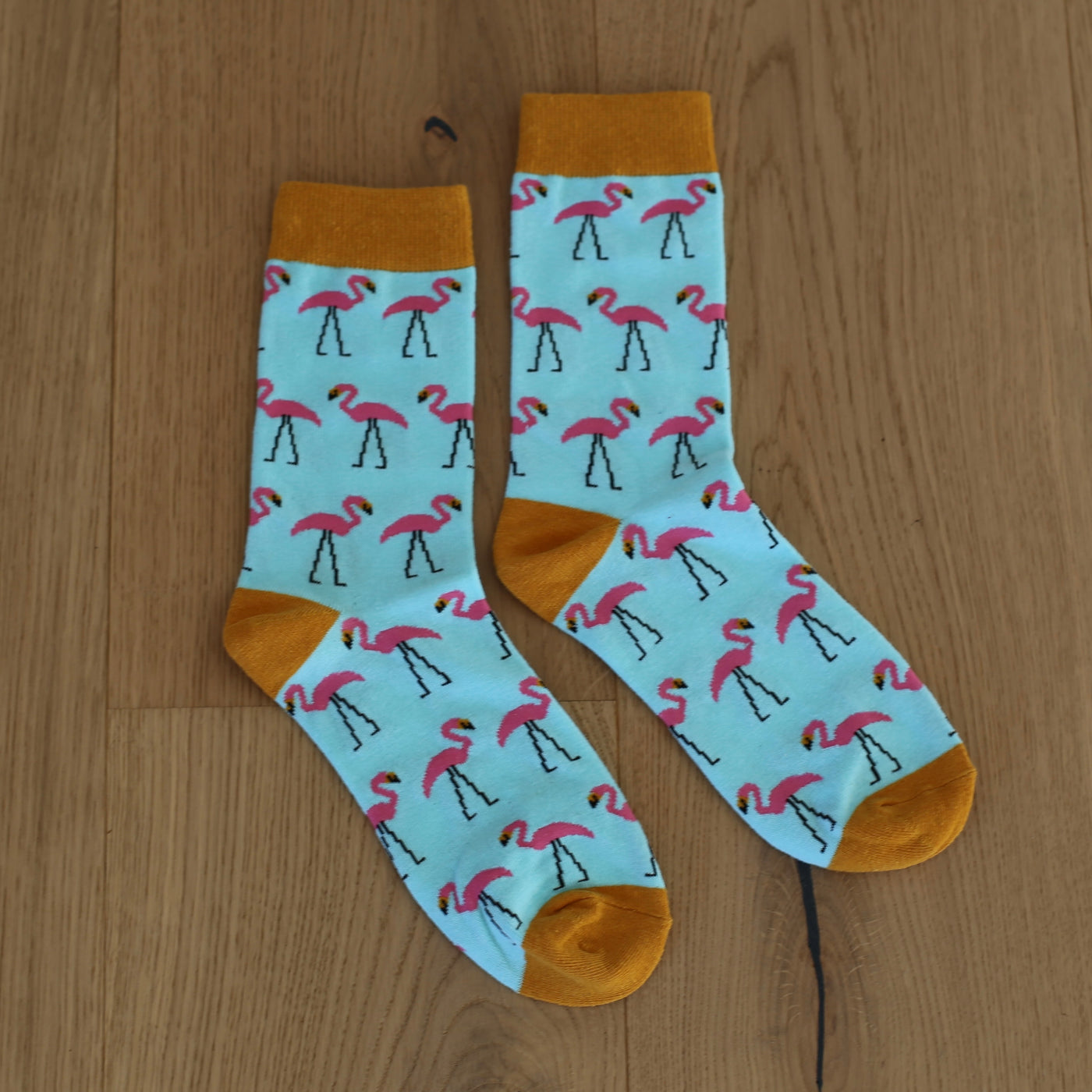 Flamingo Motiv Socken