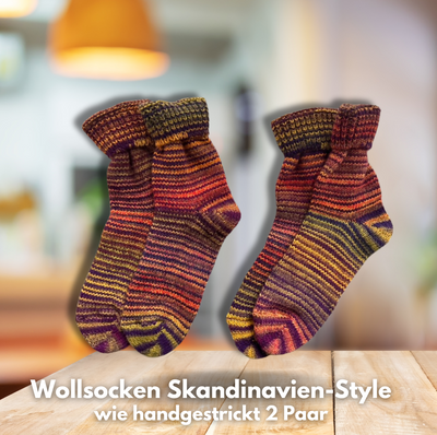 Wollsocken Skandinavien Style