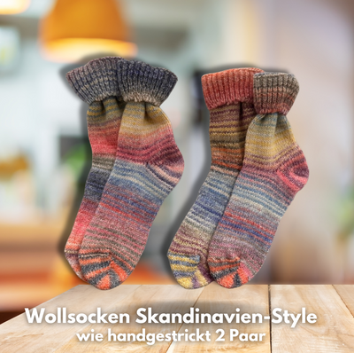 Wollsocken Skandinavien Style