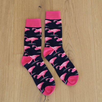 Flamingo Motiv Socken