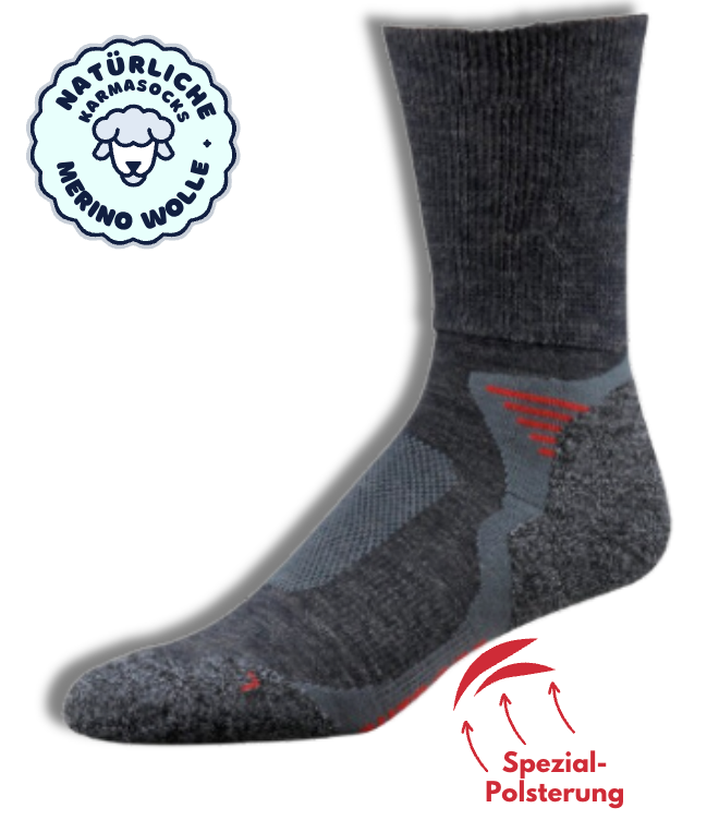 Trekking Socken mit Merinowolle