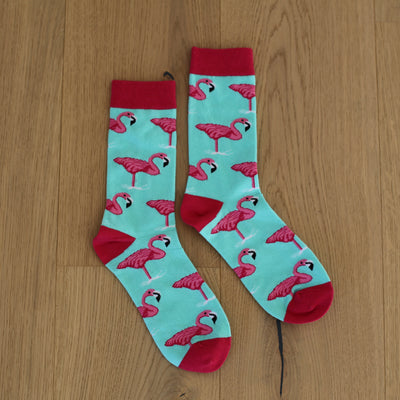 Flamingo Motiv Socken