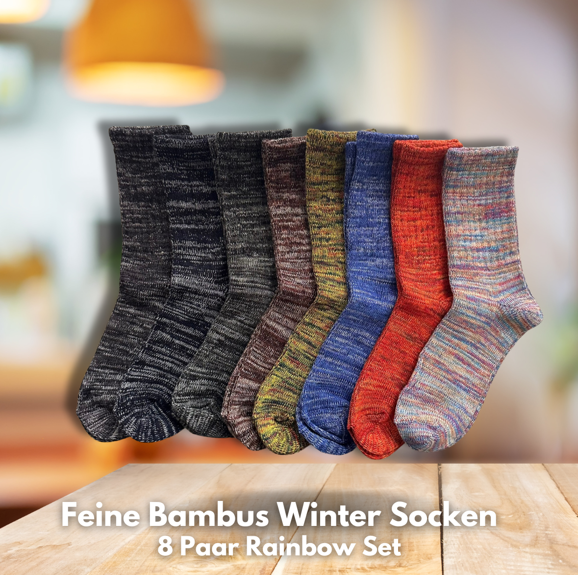 Bambus Winter Socken