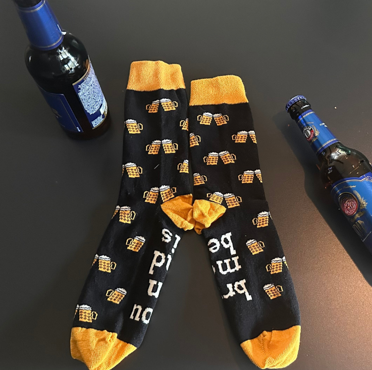 Bier Motiv Socken