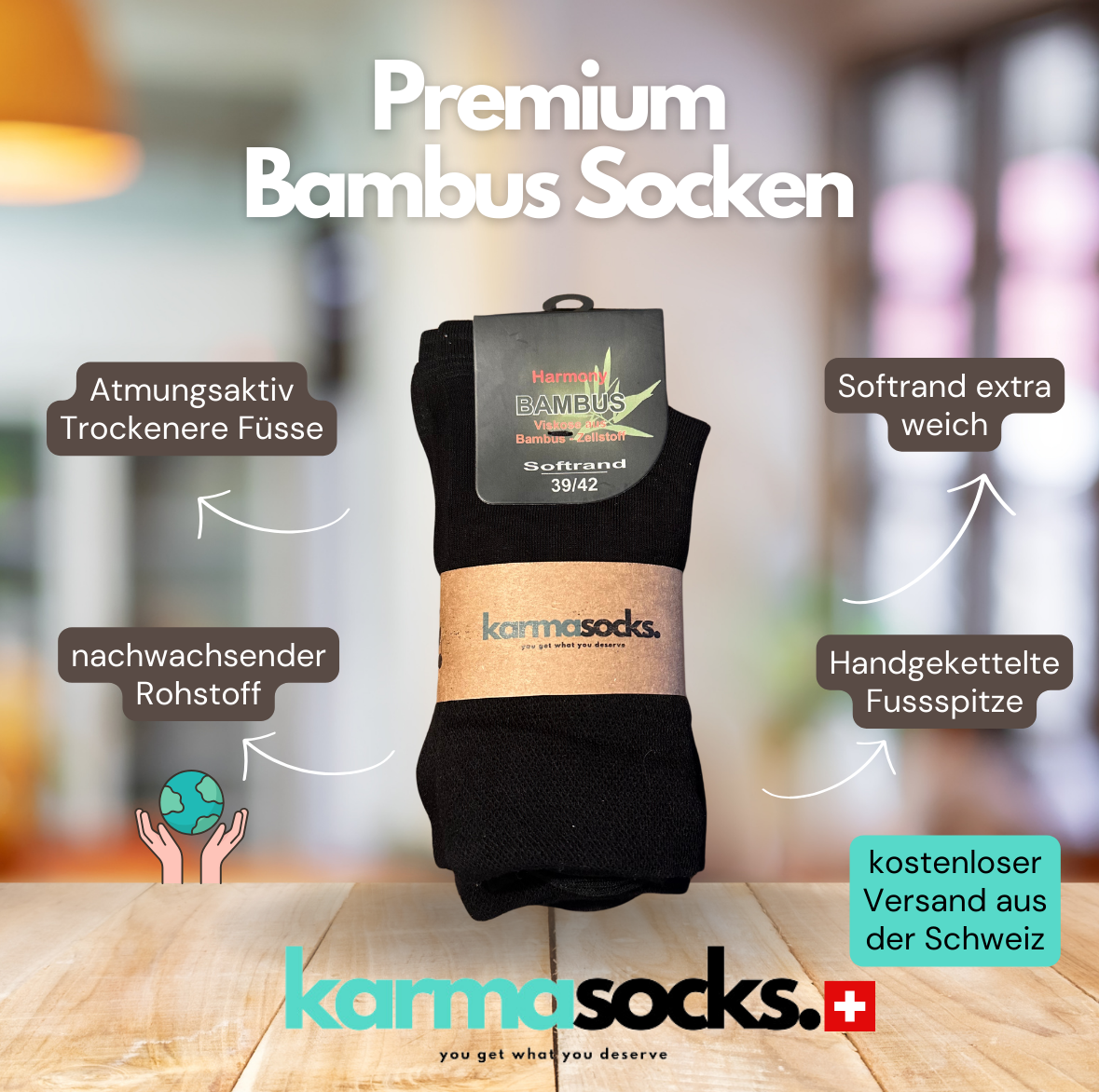 Bambus Classic Socken