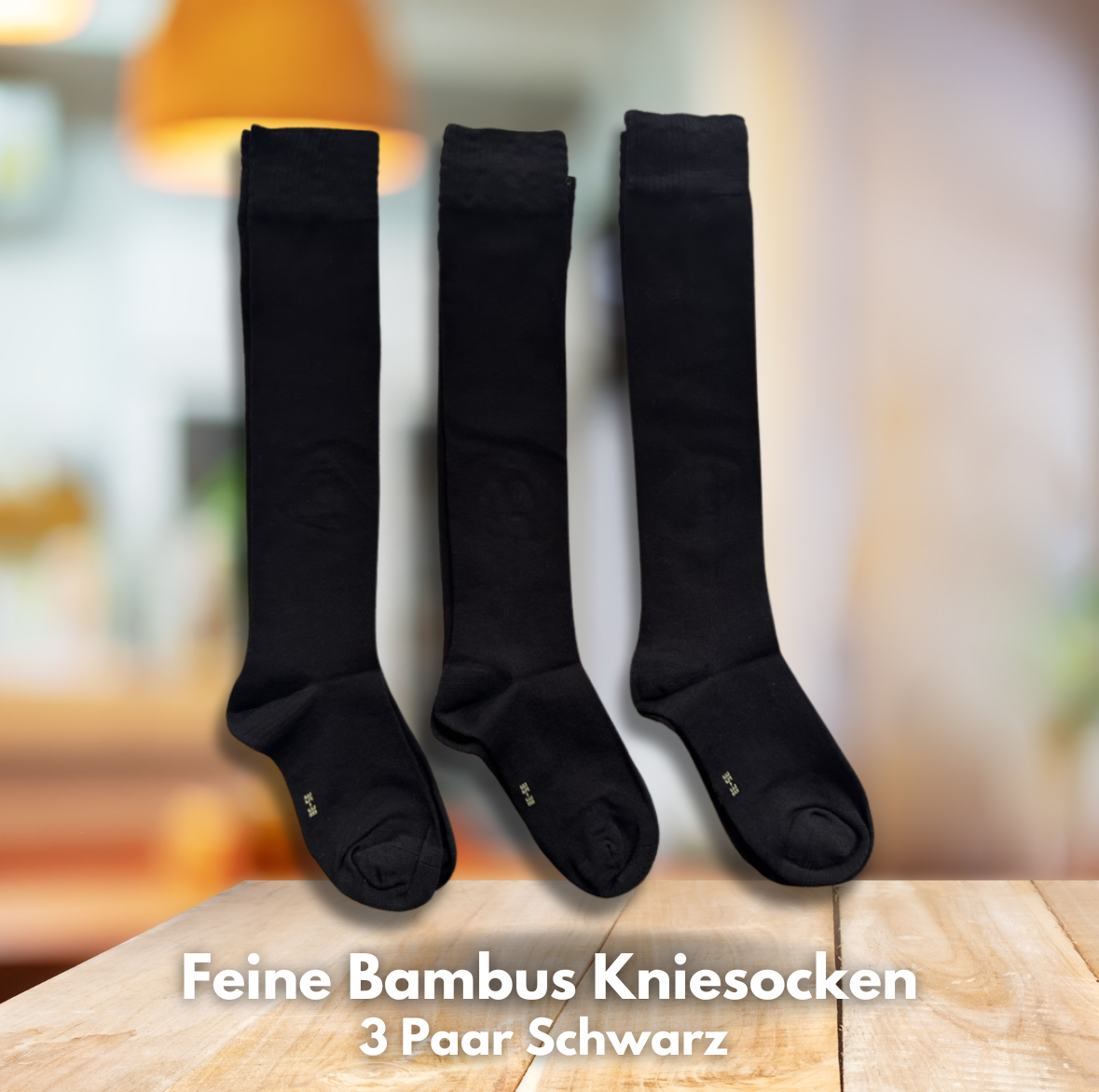 Bambus Kniesocken