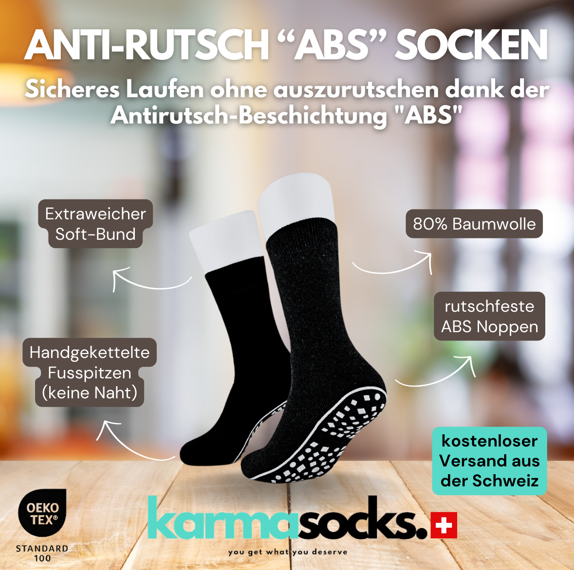 Anti-Rutsch ABS Socken